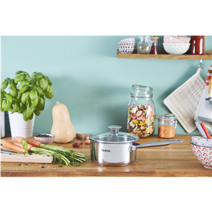 Tefal Cook Eat, 7 priekšmeti, 16/20/24 cm - Katlu komplekts + vāki