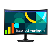 Samsung S36GD, 24'', 100 Hz, VA, FHD, ieliekts, melna - Monitors