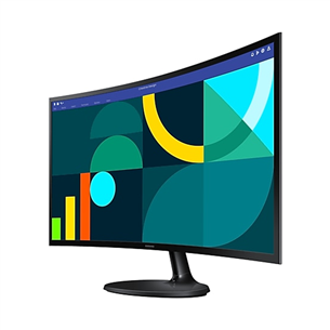 Samsung S36GD, 27'', 100 Hz, VA, FHD, ieliekts, melna - Monitors