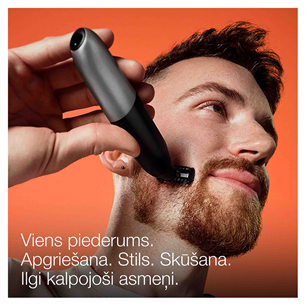 Braun Series X, melna - Skuveklis/trimmeris