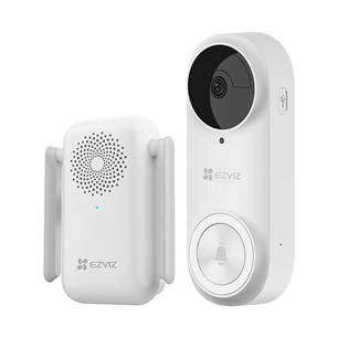 EZVIZ DB2 Pro, 2K, питание от аккумултора, белый - Умный дверной звонок с камерой