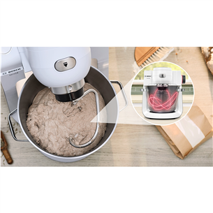 Bosch, Series 6, 1600 W, balta - Virtuves kombains