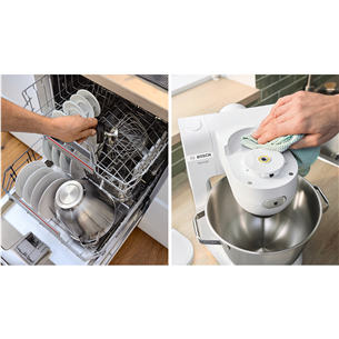 Bosch, Series 6, 1600 W, balta - Virtuves kombains