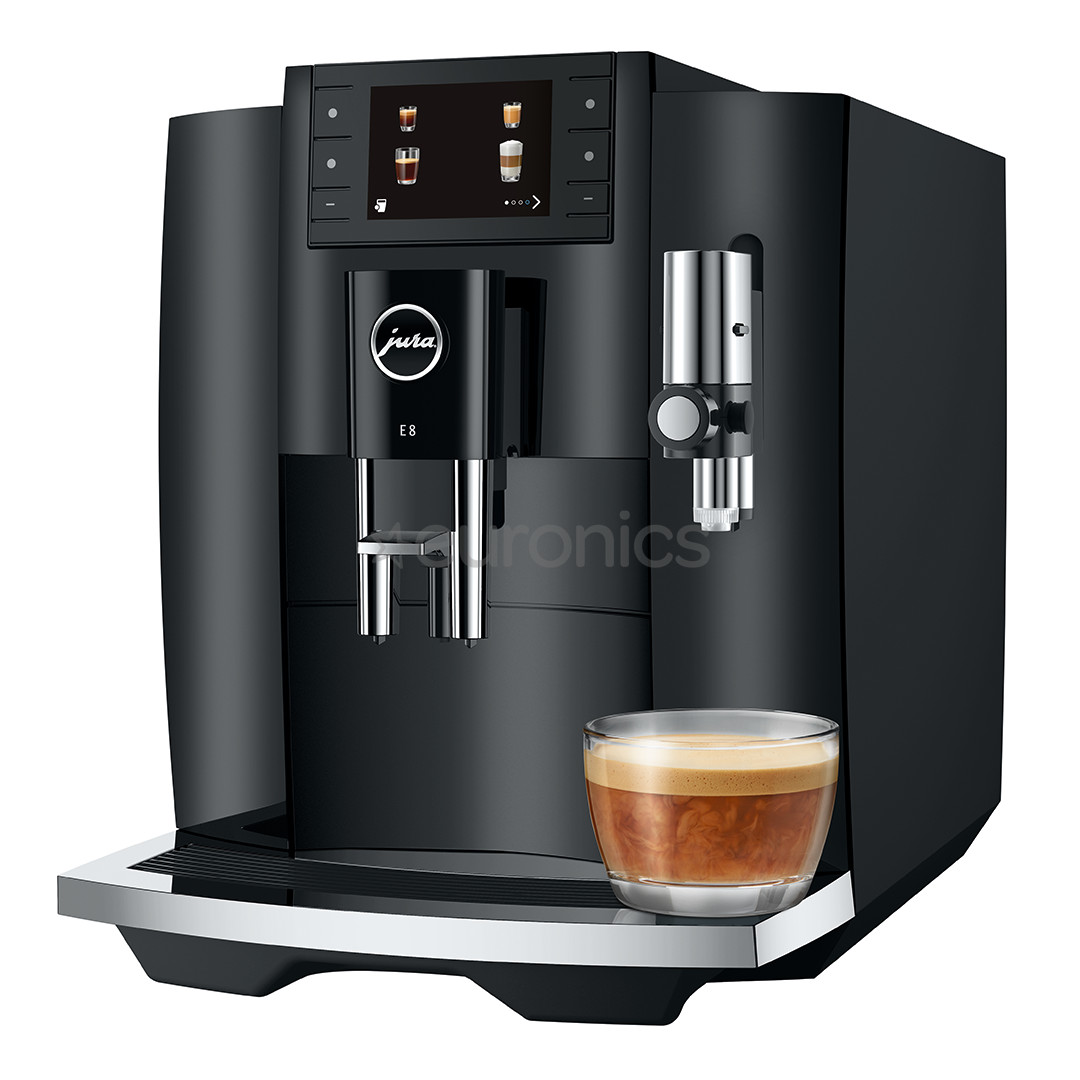 JURA E8 Piano Black (EC), black - Espresso machine