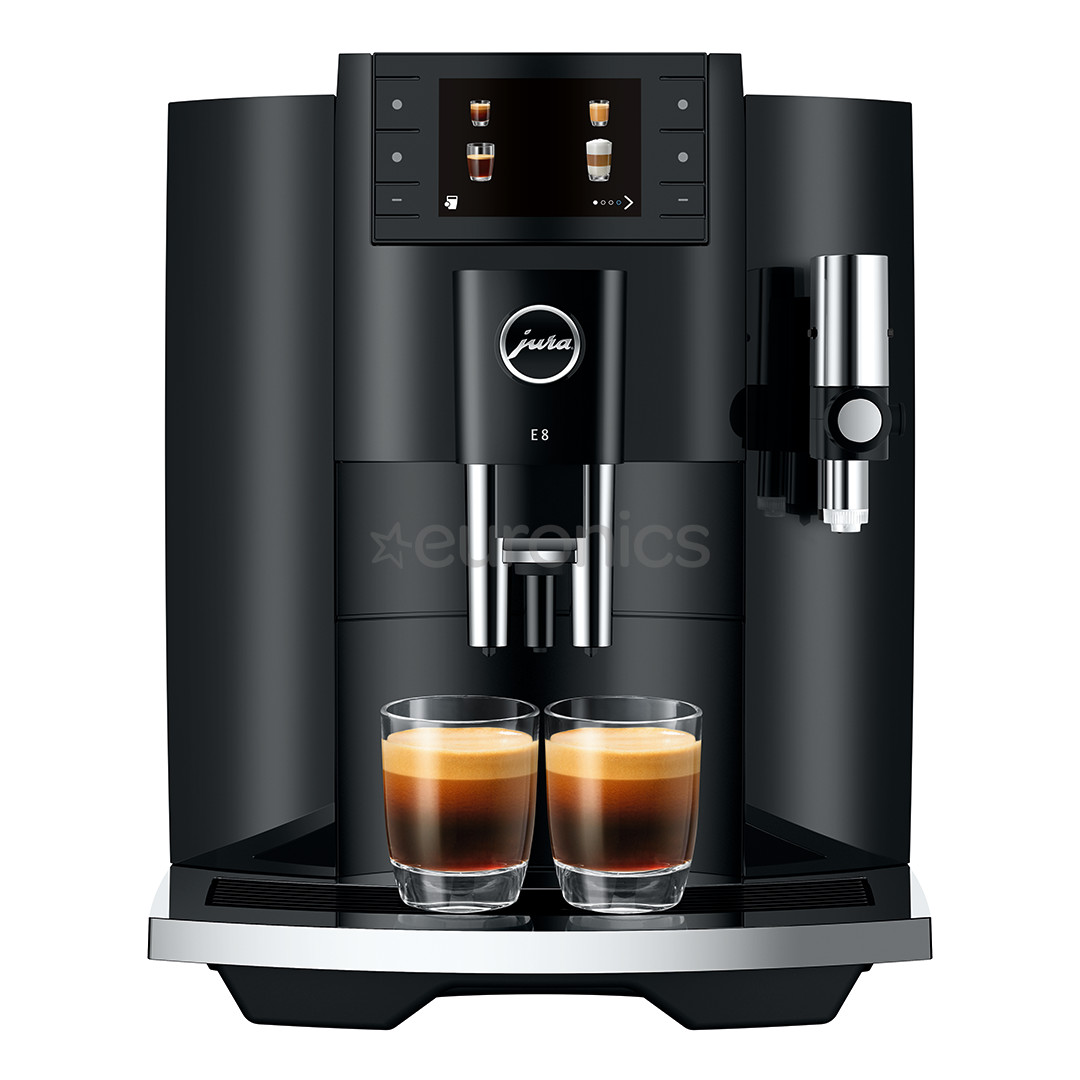JURA E8 Piano Black (EC), black - Espresso machine
