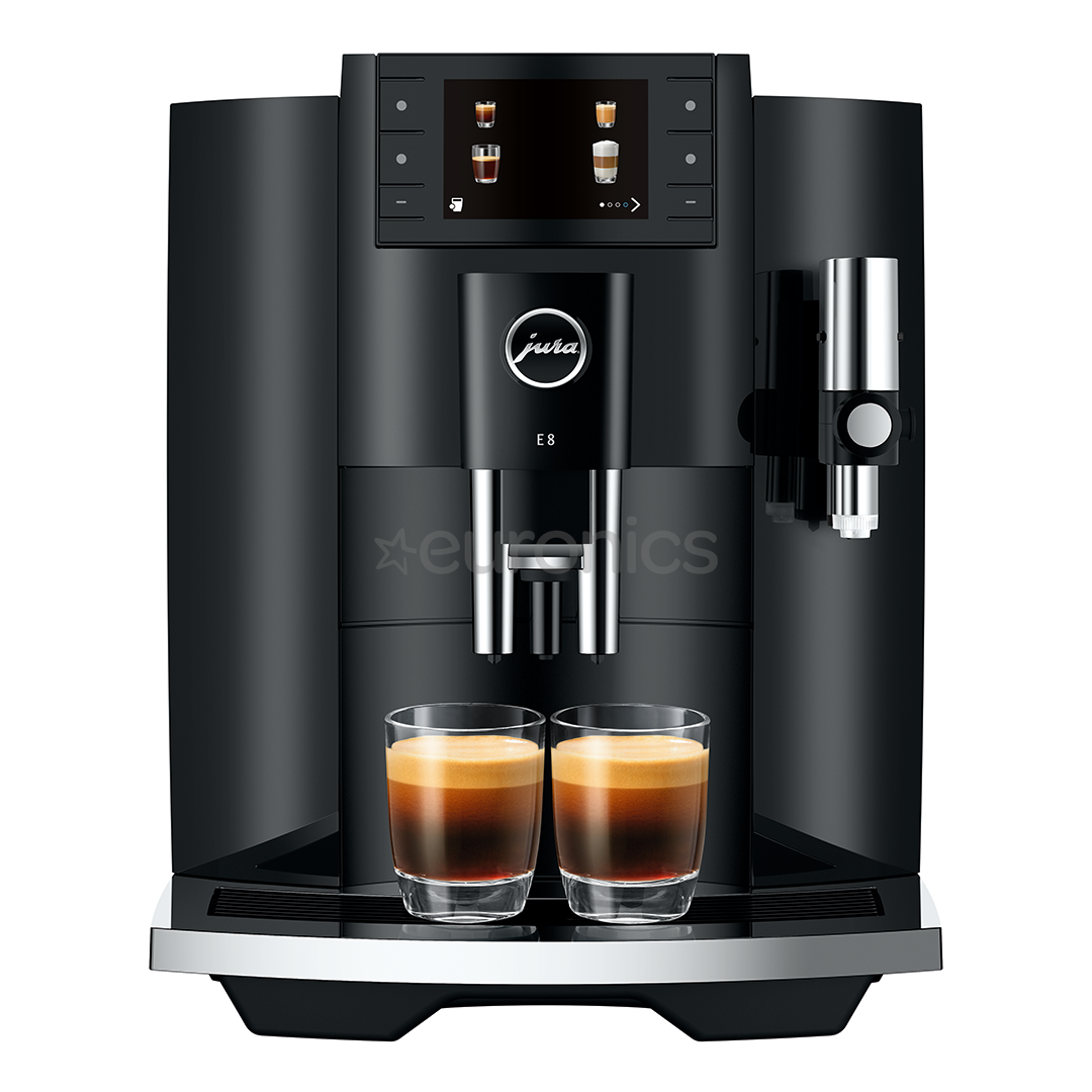 JURA E8 Piano Black (EC), черный - Кофемашина