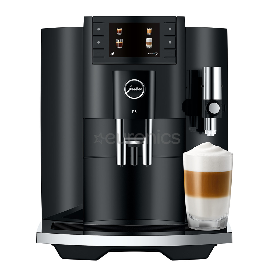 JURA E8 Piano Black (EC), black - Espresso machine