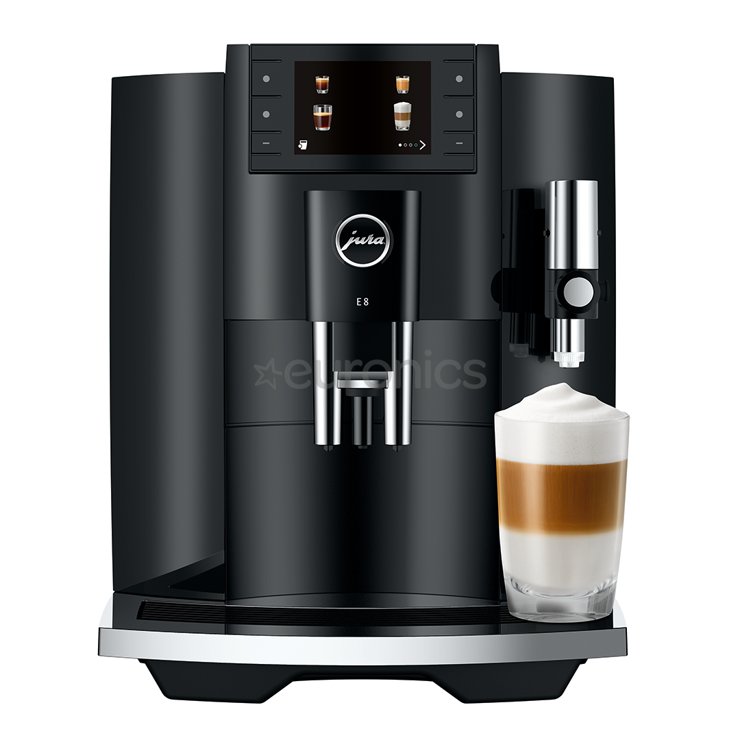JURA E8 Piano Black (EC), черный - Кофемашина