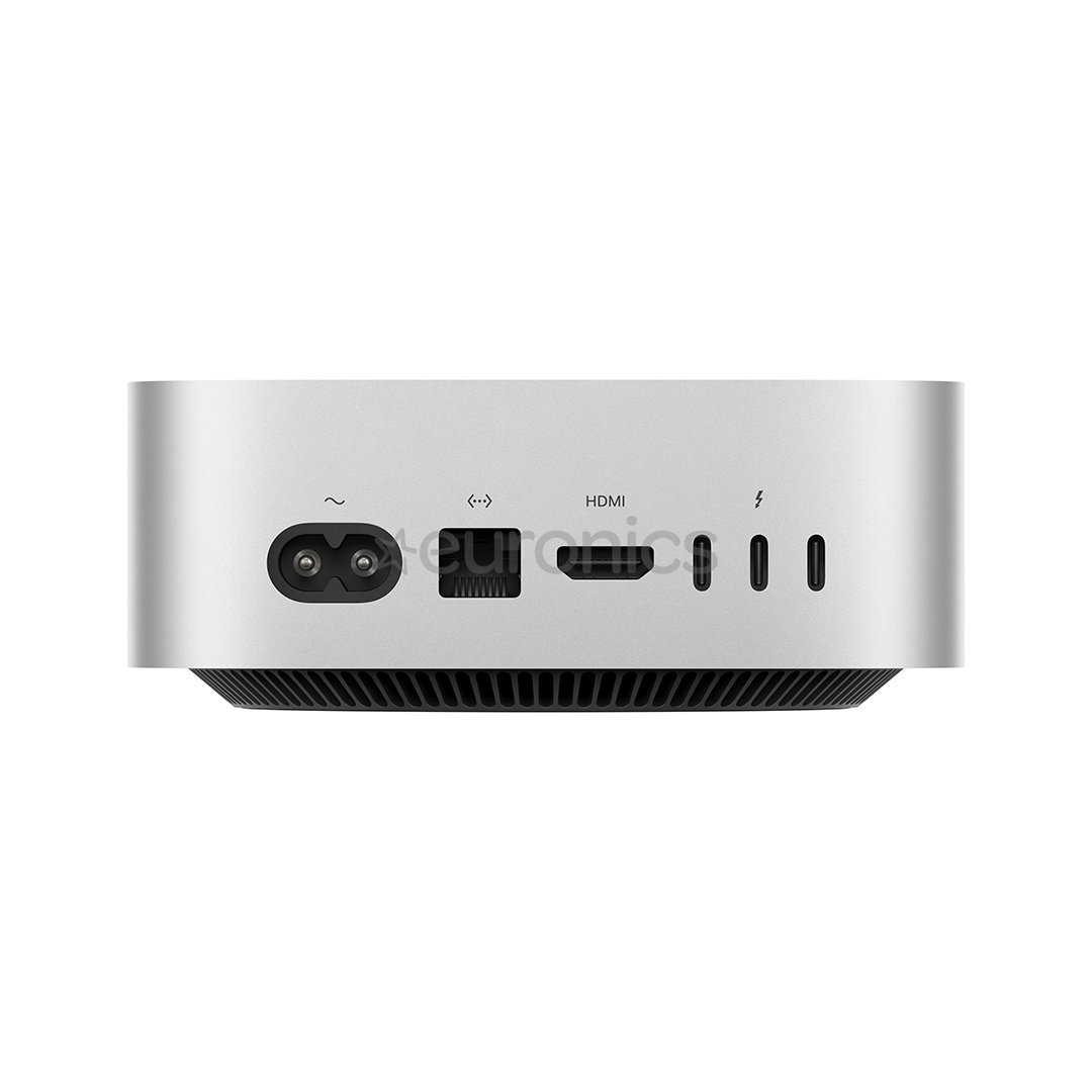 Apple Mac Mini (2024) M4 10C/10C, 16 GB, 512 GB, sudraba - Dators