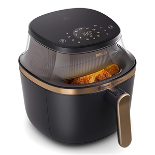 Philips 3000 Series, 4,2 л, 1400 Вт, черный - Аэрогриль NA322/00