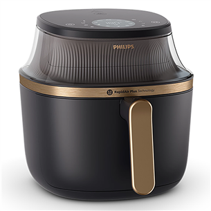 Philips 3000, 4.2 L, 1400 W, melna - Karstā gaisa friteris
