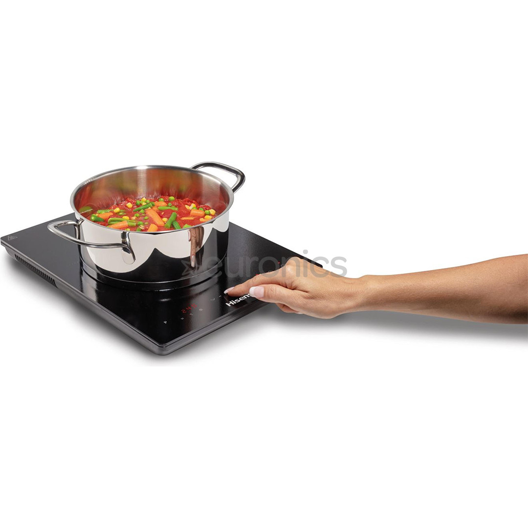 Hisense, 2000 W, melna - Indukcijas galda plīts