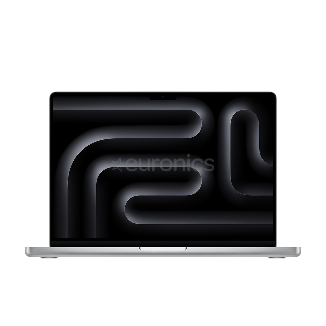 Apple MacBook Pro 14 (2024) M4, 10C/10C, 16 ГБ, 512 ГБ, ENG, серебристый - Ноутбук