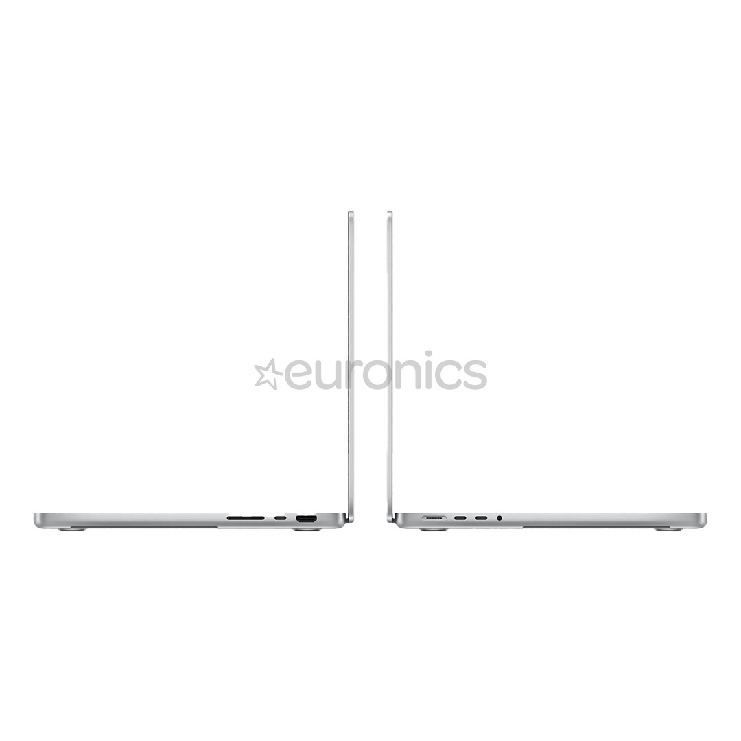 Apple MacBook Pro 14 (2024) M4, 10C/10C, 16 ГБ, 512 ГБ, ENG, серебристый - Ноутбук