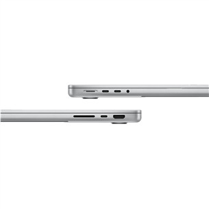 Apple MacBook Pro 14 (2024) M4, 10C/10C, 16 ГБ, 512 ГБ, ENG, серебристый - Ноутбук