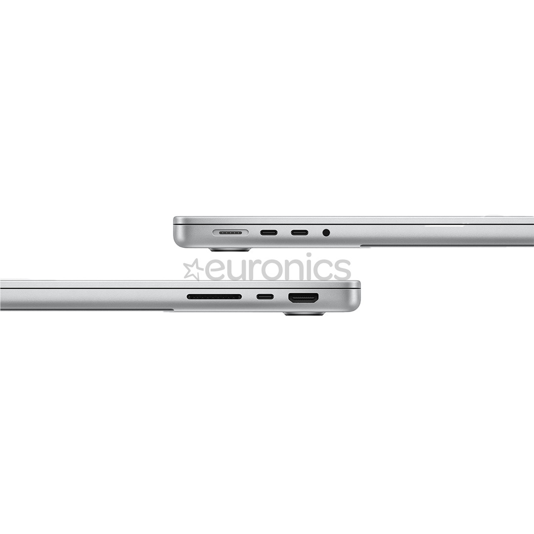 Apple MacBook Pro 14 (2024) M4, 10C/10C, 16 ГБ, 512 ГБ, ENG, серебристый - Ноутбук