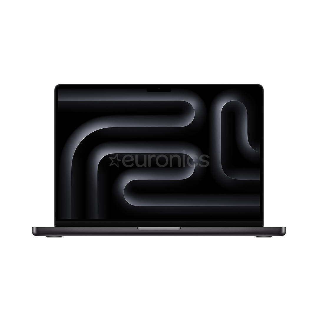 Apple MacBook Pro 14 (2024) M4, 10C/10C, 24 GB, 1 TB, RUS, melna - Portatīvais dators