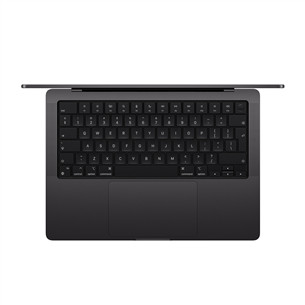 Apple MacBook Pro 14 (2024) M4, 10C/10C, 24 GB, 1 TB, RUS, melna - Portatīvais dators