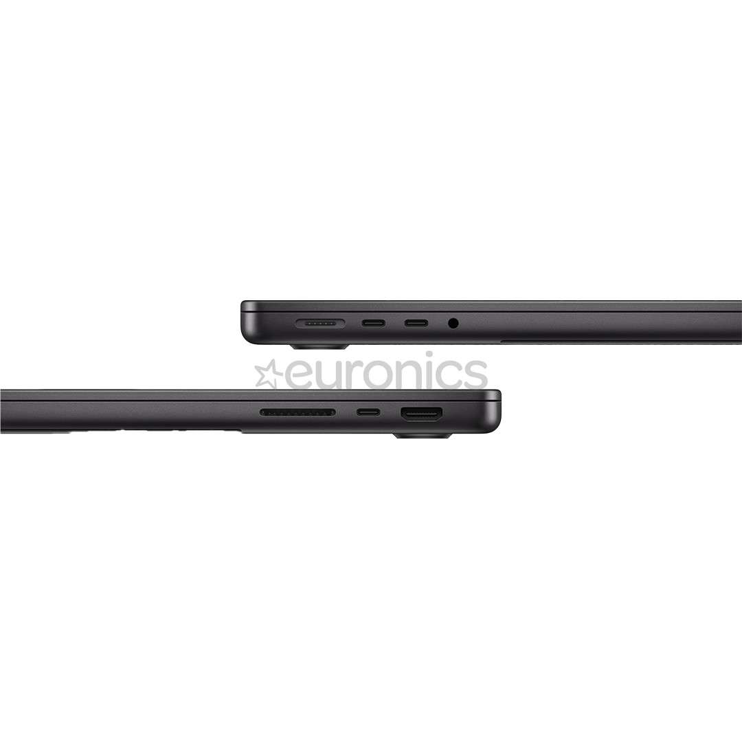 Apple MacBook Pro 14 (2024) M4, 10C/10C, 24 GB, 1 TB, RUS, melna - Portatīvais dators
