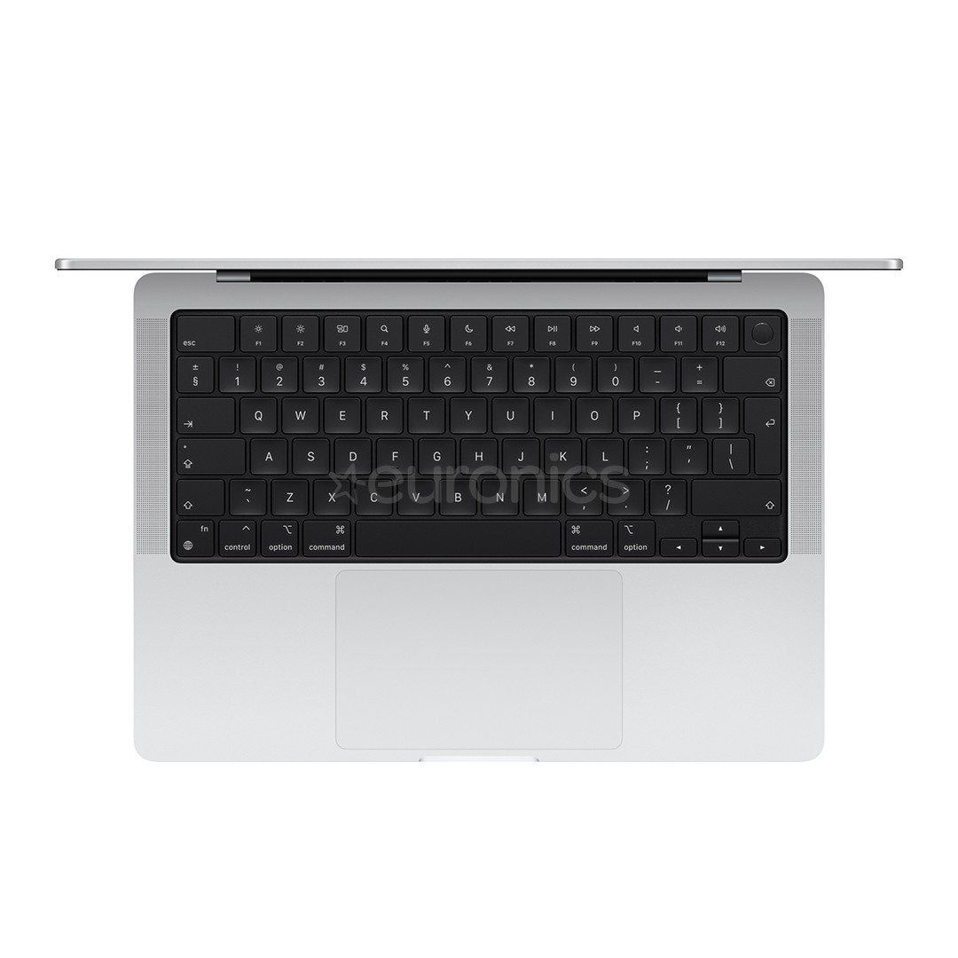 Apple MacBook Pro 14 (2024) M4 Pro, 12C/16C, 24 GB, 512 GB, RUS, sudraba - Portatīvais dators
