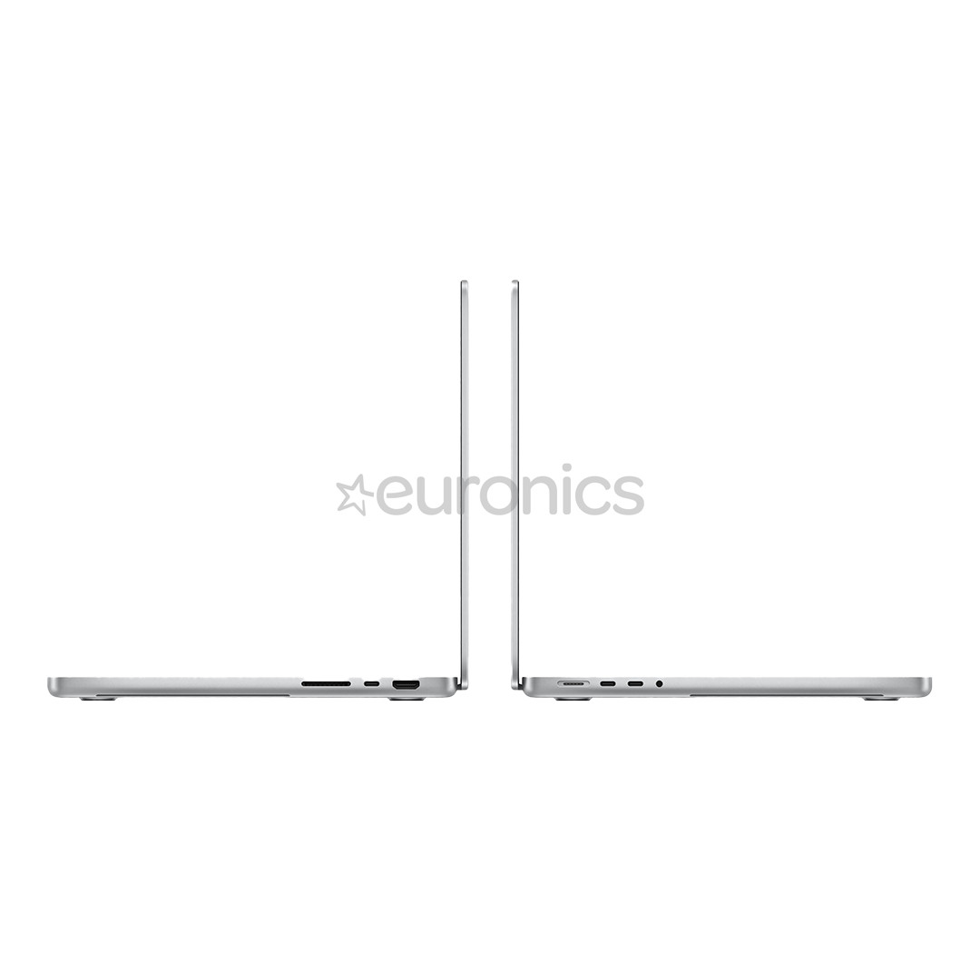 Apple MacBook Pro 14 (2024) M4 Pro, 12C/16C, 24 GB, 512 GB, RUS, sudraba - Portatīvais dators