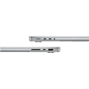 Apple MacBook Pro 14 (2024) M4 Pro, 12C/16C, 24 GB, 512 GB, SWE, sudraba - Portatīvais dators