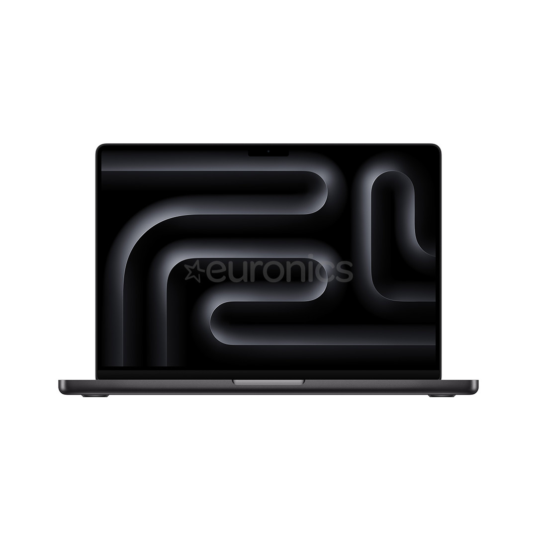 Apple MacBook Pro 14 (2024) M4 Pro, 12C/16C, 24 GB, 512 GB, RUS, melna - Portatīvais dators