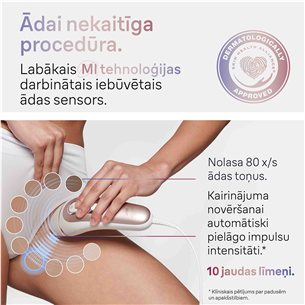 Braun IPL Skin i-Expert Pro 7 PL7147, balta/zelta - Fotoepilators