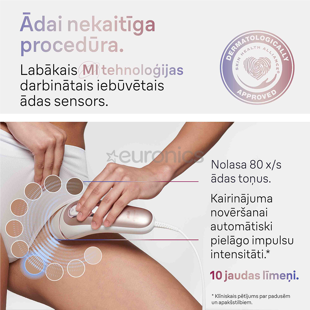 Braun IPL Skin i-Expert Pro 7 PL7147, white/golden - IPL hair removal device