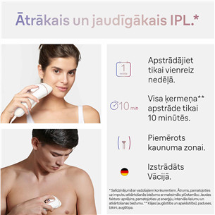 Braun IPL Skin i-Expert Pro 7 PL7147, white/golden - IPL hair removal device