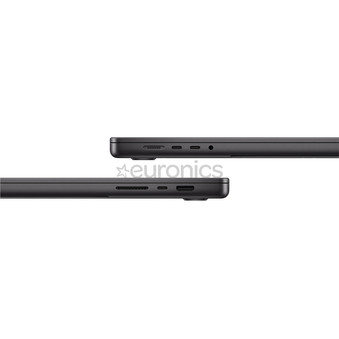 Apple MacBook Pro 16 (2024) M4 Pro, 14C/20C, 24 GB, 512 GB, ENG, melna - Portatīvais dators