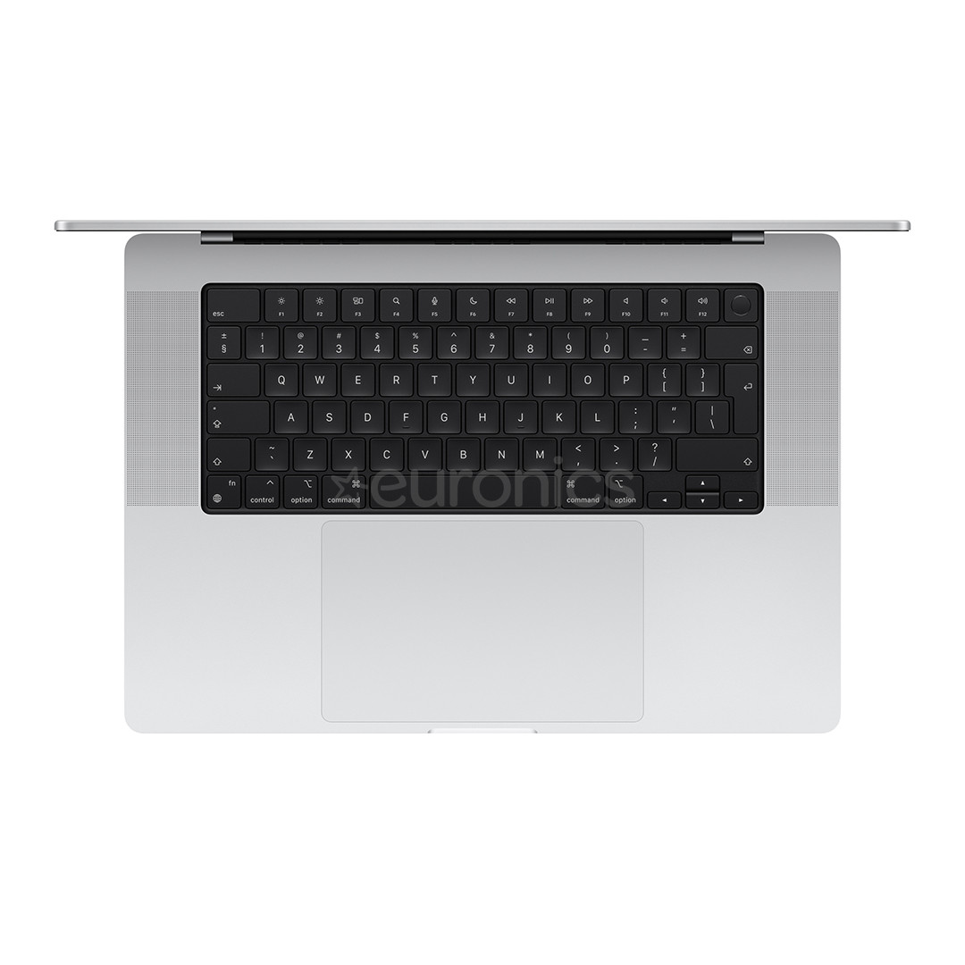 Apple MacBook Pro 16 (2024) M4 Pro, 14C/20C, 24 GB, 512 GB, RUS, sudraba - Portatīvais dators