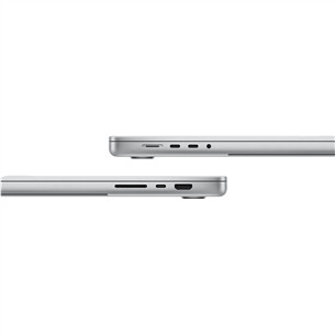 Apple MacBook Pro 16 (2024) M4 Pro, 14C/20C, 48 GB, 512 GB, ENG, sudraba - Portatīvais dators