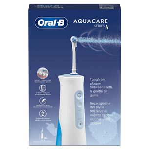 Braun Oral-B AquaCare 4, balta - Zobu starpu tīrītājs