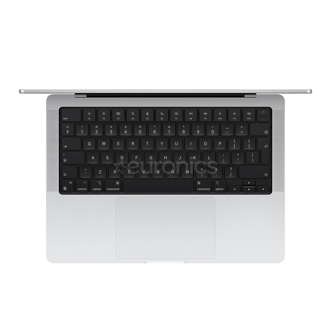 Apple MacBook Pro 14 (2024) M4 Max, 14C/32C, 36 GB, 1 TB, ENG, sudraba - Portatīvais dators