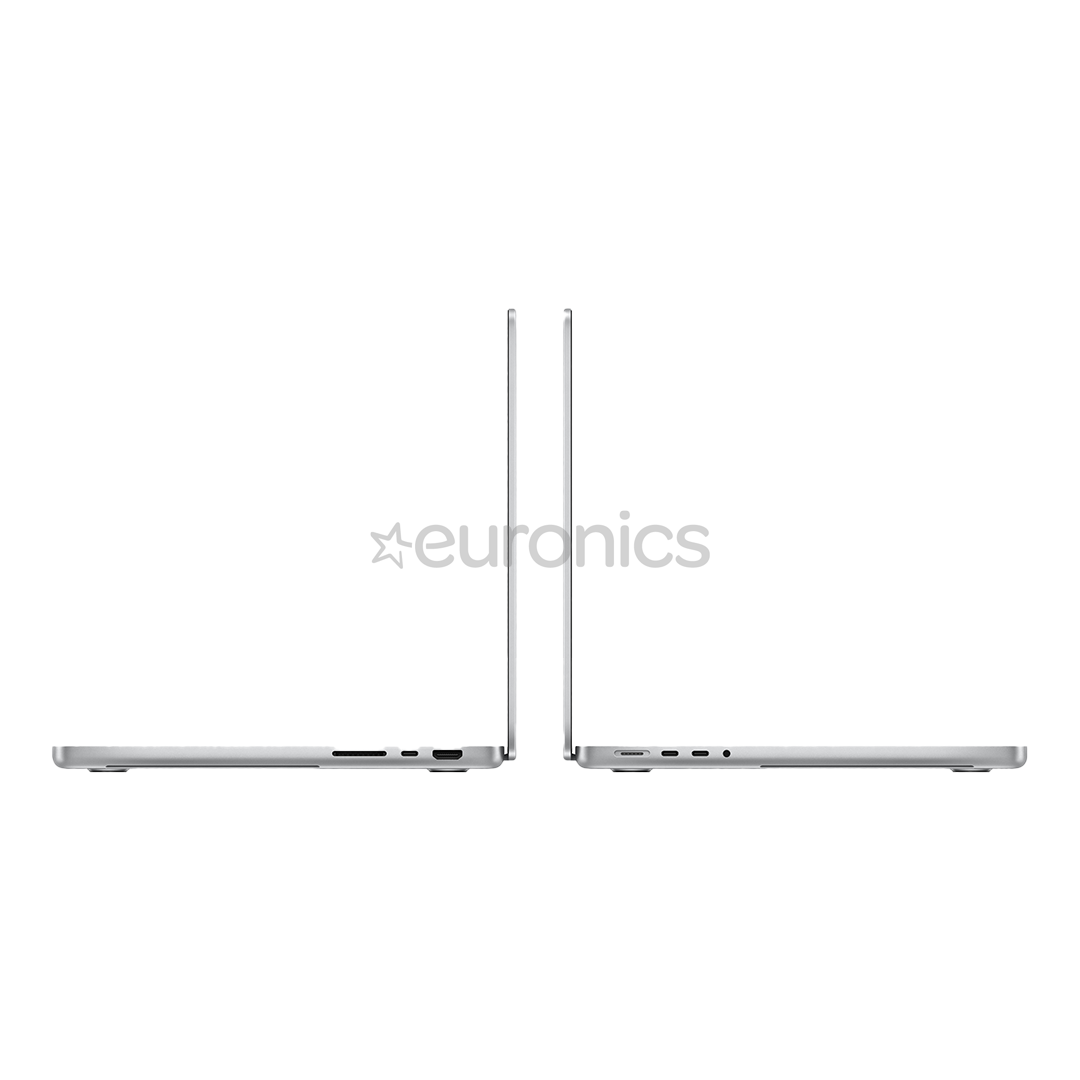 Apple MacBook Pro 14 (2024) M4 Max, 14C/32C, 36 GB, 1 TB, ENG, sudraba - Portatīvais dators