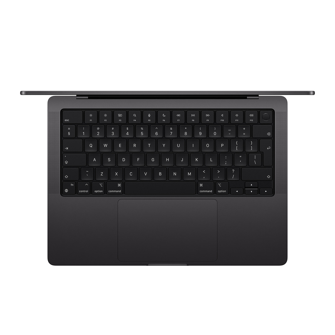 Apple MacBook Pro 14 (2024) M4 Max, 14C/32C, 36 GB, 1 TB, RUS, melna - Portatīvais dators