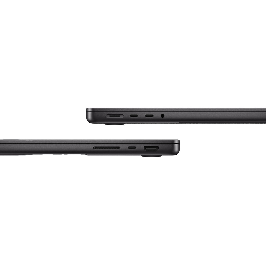 Apple MacBook Pro 14 (2024) M4 Max, 14C/32C, 36 GB, 1 TB, RUS, melna - Portatīvais dators