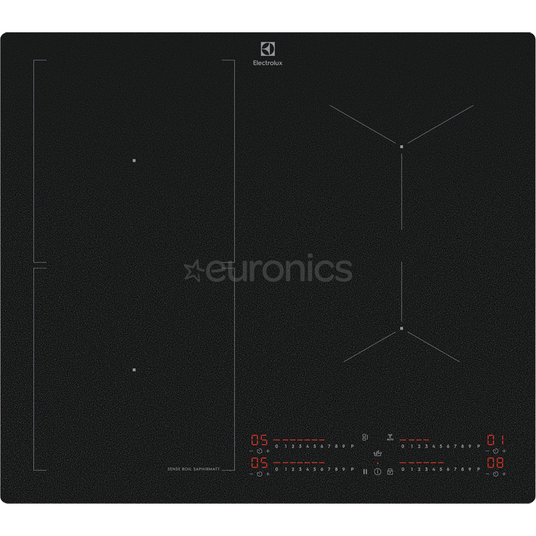Electrolux 700 SenseBoil, width 58 cm, black - Built-in induction hob