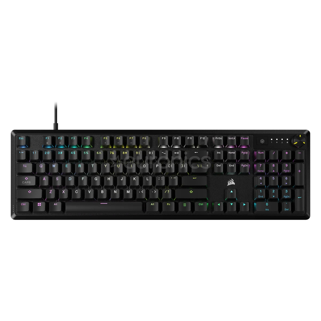 Corsair K70 Core RGB, ENG, melna - Klaviatūra