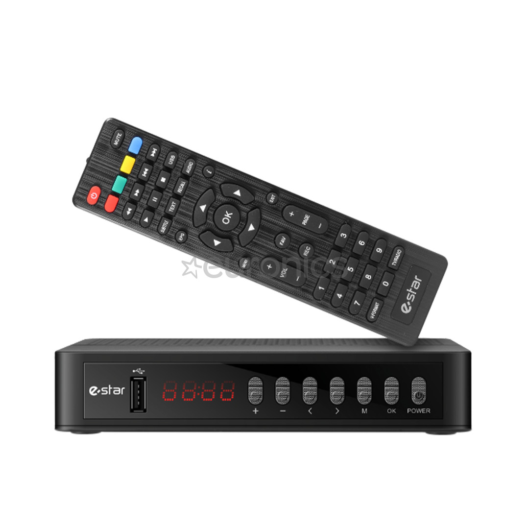 eSTAR STB T2 618, black - DVBT receiver