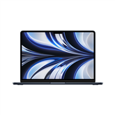 Apple MacBook Air 13" (2022), M2 8C/8C, 16 GB, 256 GB, SWE, melna - Portatīvais dators