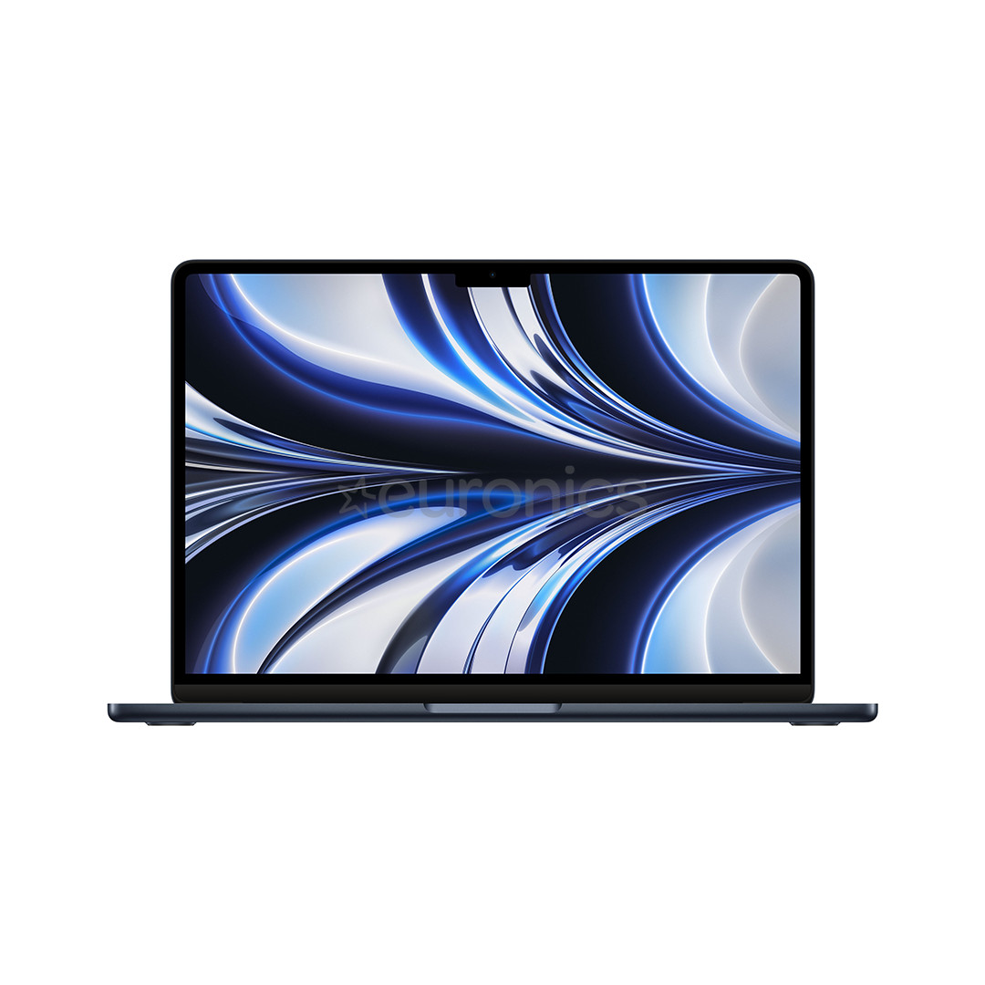 Apple MacBook Air 13" (2024), M3 8C/10C, 24 GB, 512 GB, ENG, melna - Portatīvais dators