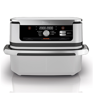 Ninja Foodi FlexDrawer Dual, 10.4 L, 2470 W, balta - Karstā gaisa friteris