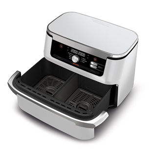 Ninja Foodi FlexDrawer Dual, 10.4 L, 2470 W, balta - Karstā gaisa friteris