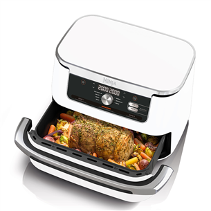 Ninja Foodi FlexDrawer Dual, 10.4 L, 2470 W, balta - Karstā gaisa friteris