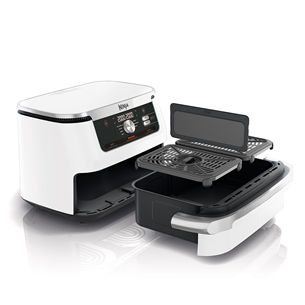 Ninja Foodi FlexDrawer Dual, 10.4 L, 2470 W, balta - Karstā gaisa friteris