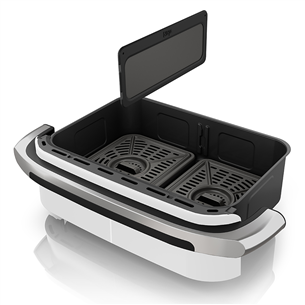 Ninja Foodi FlexDrawer Dual, 10.4 L, 2470 W, balta - Karstā gaisa friteris