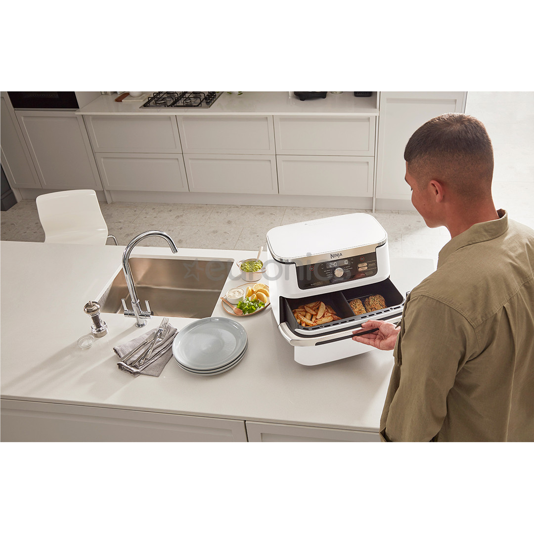 Ninja Foodi FlexDrawer Dual, 10.4 L, 2470 W, white - Air fryer