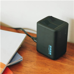 GoPro Dual Battery Charger for HERO13 Black - Lādētājs un akumulators
